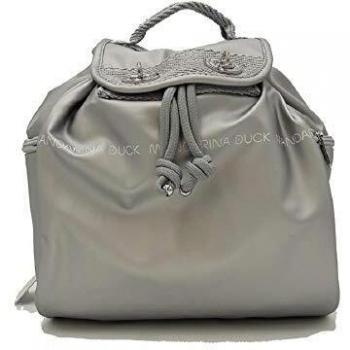 Mochila Mandarina Duck Utility Silver - Modelo exclusivo para mujer con diseño moderno y funcional