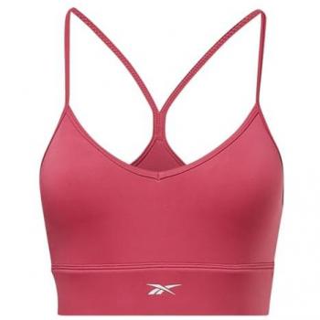 Reebok Sujetador Deportivo de Impacto Medio Workout Ready Rosa L Mujer