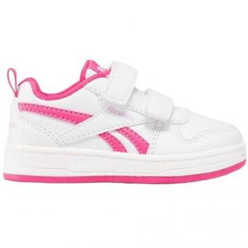 Zapatillas Reebok Royal Prime 2.0 Alt Blanco/Boldpink con Velcro para Niña Talla 22-23