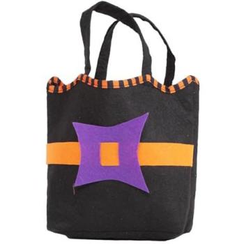 Bolso Bruja Portacaramelos Infantil para Halloween y Carnaval - Accesorio de Disfraz