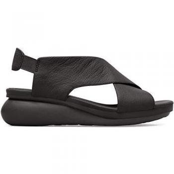 CAMPER Balloon Sandals - Black, Smooth Leather, Women's Size 40 & Size 9