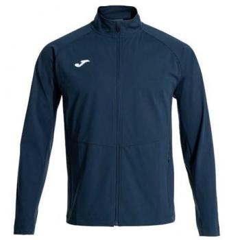 Chaqueta Sudadera Joma Doha II Hombre Niño Marino con Cremallera, diseño moderno, tejido microfibra, ajuste cómodo y transpirable