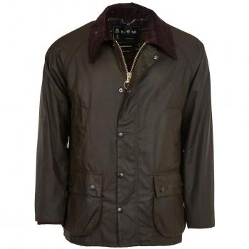 Barbour Men's Classic Bedale Wax Jacket - Olive - Size UK 42/XL