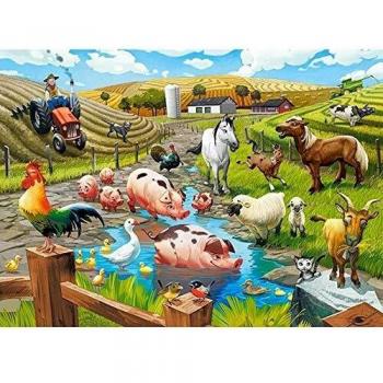 Puzzle Castorland Vida en la Granja - 70 Piezas