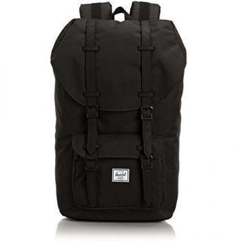 Herschel Supply Little America Classic Black Backpack 25L Synthetic Leather for Men