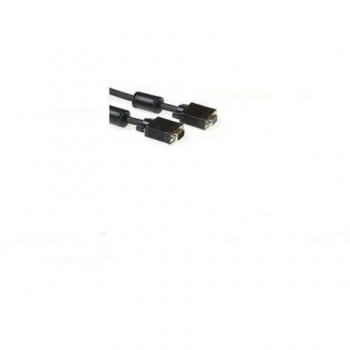 Cable de extensión VGA de alto rendimiento macho-hembra 1,80 m color negro