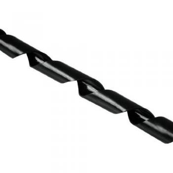Hama 020509 - Organizador de cables, 7.5mm X 2.5m, color negro