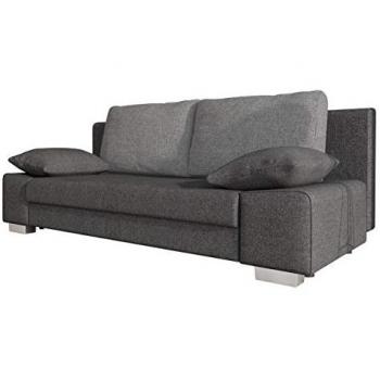 Sofá-cama Comfivo 146 con Caja de Ropa de Cama Lux 06, Medidas 200 x 77 x 87 cm
