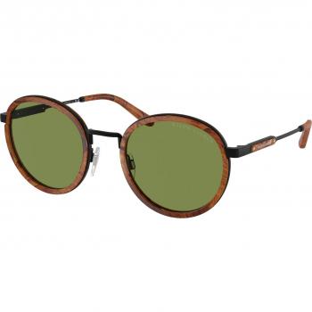 Ralph Lauren RL7081 The Clubman 93044E Men's Sunglasses Brown Size 52