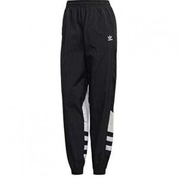 adidas Lrg Logo TP Pantalones de Deporte, Mujer, Black/White, 50