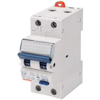 Interruptor Magnetotérmico Diferencial Compacto Gewiss 1P+N C16 4,5kA 30mA GW94007