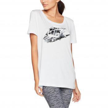 Nike W NSW Scoop Rock Grdn Camiseta, Mujer, Plateado