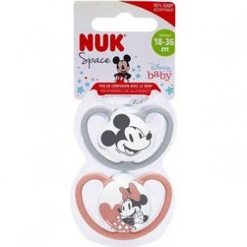 Chupete Nuk Space Minnie Rojo S18-36 1ud