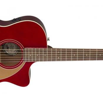 Fender Newporter Player AE Guitar, Candy Apple Red