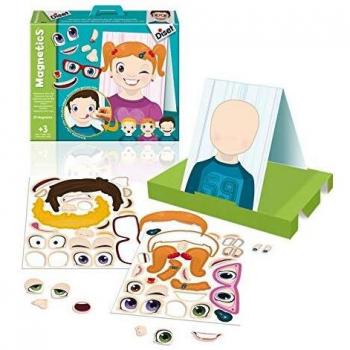 Diset - Magnetics Expresiones, Juego educativo con piezas magneticas para niños a partir de 3 años