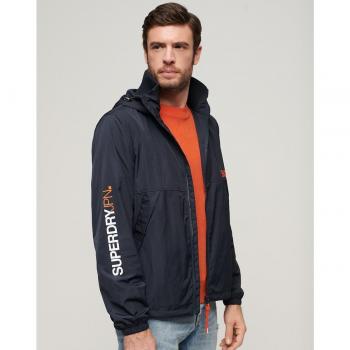 Chaqueta cortavientos Superdry para hombre en color marino