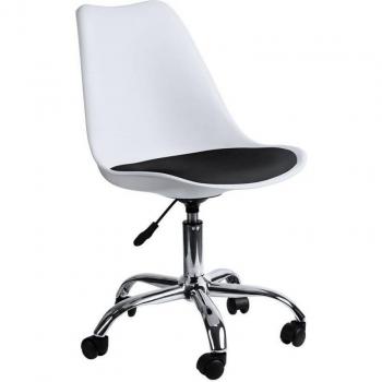 Silla Neo - La Silla de Oficina Blanca/Negra con Diseño Elegante