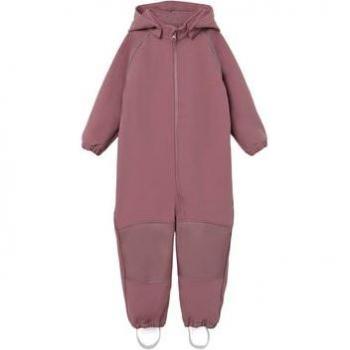 Traje de bebé softshell Nmfalfa - rosa, impermeable, unisex