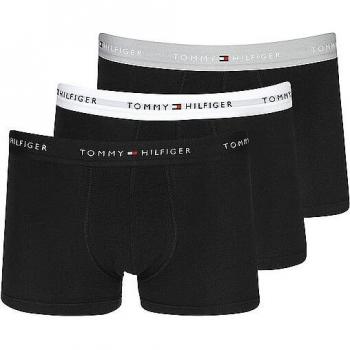 Pack 3 Bóxers Essential Tommy Hilfiger para hombre negro, incluye bóxers en colores negro, blanco y gris, talla L