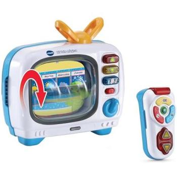 VTech Mi Tele Mágica Interactiva Bilingüe con Juegos y Canales, 32,5x13x24 cm