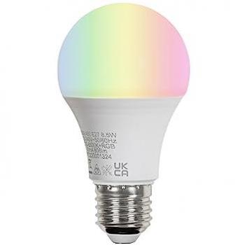 Lámpara de pie inteligente para exterior blanca con LED A60 e IP44 - Katrijn