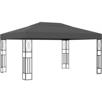 vidaXL Gazebo 3x4 m Anthracite Fabric