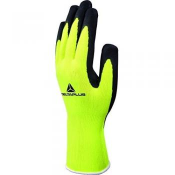 Delta plus - Guante apollon terileno amarillo fluo/negro talla 8