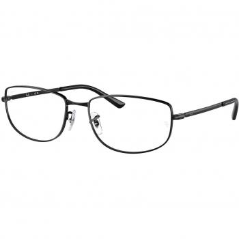 Ray-Ban RX3732V 2509 Unisex Squadrata Nero Eyeglasses - Black Frame, Size 54, Blue Light Block Available