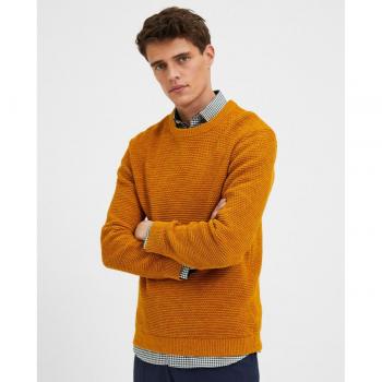 Jersey de hombre de punto cuello redondo Selected