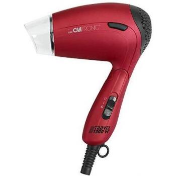 Clatronic HTD 3429 - Secador de pelo, color rojo metálico