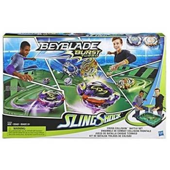 Hasbro - Bey Cross Collision Battle Set, Color/Modelo Surtido