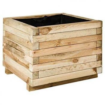 Catral Jardinera Cuadrada 50X50X40 CM Madera DE Pino