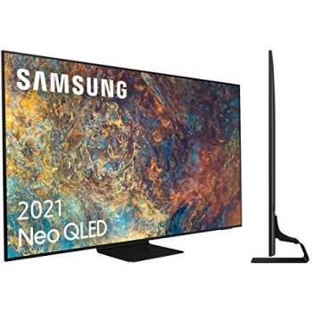 Samsung Neo QLED 4K 2021 65QN90A - Smart TV de 65 con Resolución 4K UHD, Quantum Matrix Technology, Procesador Neo QLED 4K con Inteligencia Artificial, Quantum HDR 2000, OTS+