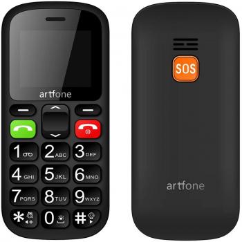 Artfone CS181 Teléfono Móvil con Teclas Grandes para Mayores con SOS botón.
