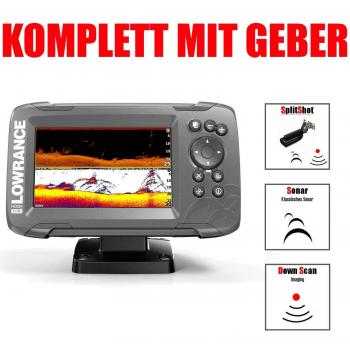 Lowrance 000 – 14018 – 001 hook2 Split Shot HDI, Pescado Finder y Tarjeta para Plotter, 12,7 cm