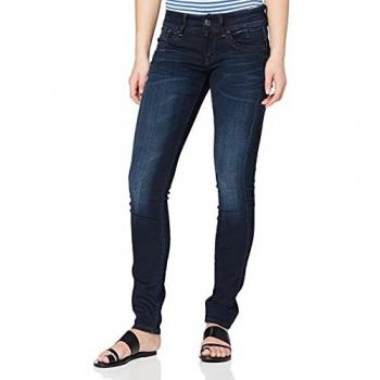 G-Star RAW Women's Lynn Mid Waist Skinny Jeans, Classic 5 Pocket Design, Medium Aged Denim