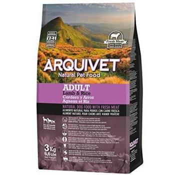 ARQUIVET Pienso Premium Cordero y Arroz 3 kg - Pienso Natural para Perros Adultos de Todas Las Razas - Alimento seco para Perros - Alta digestibilidad, gastrointestinal