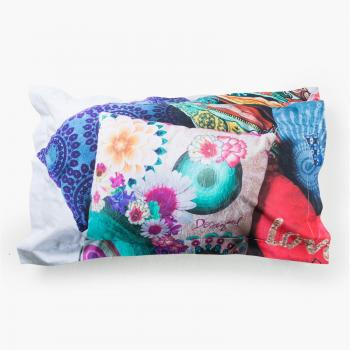 Funda de almohada rectangular 50 x 80 Messy Bed Left – Desigual
