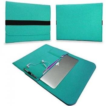 Elegantes Y ecológica Laptop - Funda para Apple MacBook Air Pro 13,3 pulgadas de fieltro resistente con bolsillos internos Sleeve Funda Bolsa Cover notebook Case Funda De UC Express®, colores: Mint