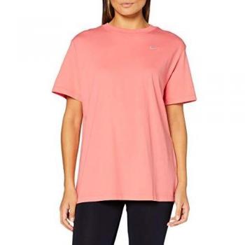 NIKE Sportswear Essentials Polo, Mujer, sunblush/White, S