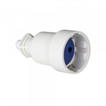 Base Móvil 2P+T 16A 250V Elastómero Blanco Solera 707CB