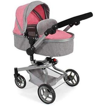 Bayer Chic 2000-Carrito para muñecas Yolo, Color Rosa Mezcla