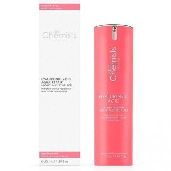 SKINCHEMISTS SC Crema Hidratante de Noche Aqua Repair con Ácido Hialurónico