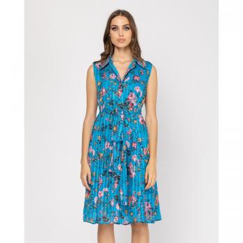 Vestido de pliegues sin mangas Niza