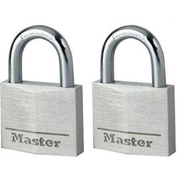 Masterlock 9140EURT - 2X 40Mm Candado De Aluminio Ka