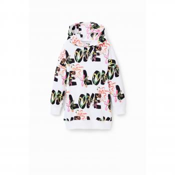 Sudadera Blanca con Estampado para Niñas Desigual Flavia