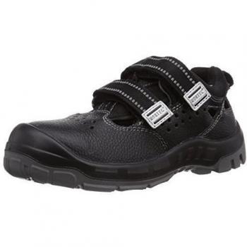 Wortec Leon S1P - Calzado de protección unisex, color negro/ negro, talla 41