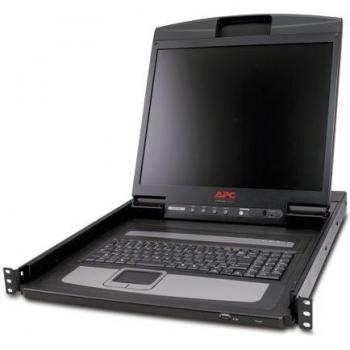 Schneider Electric AP5719 LCD Consola para Rack de APC, 19, Negro