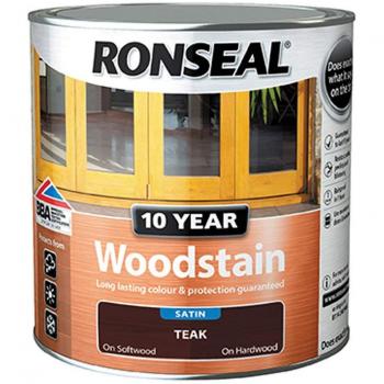 Ronseal 10 Year Woodstain Teak 750ml