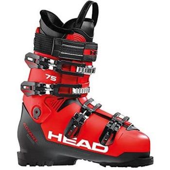Head Advant Edge 75 Botas de esquí, Unisex, Rojo y Negro, 280